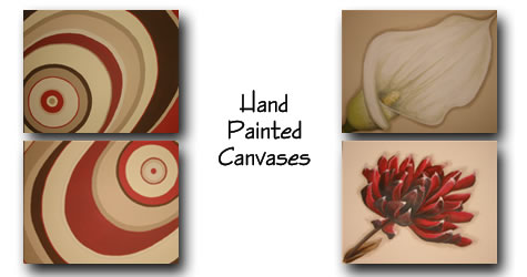 Hand Painted Canvases